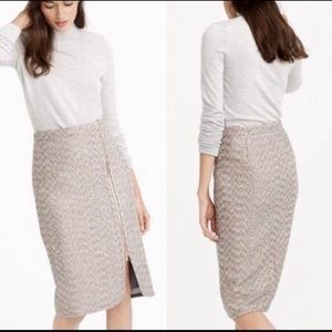 Jcrew zip pencil skirt size 4T NWT